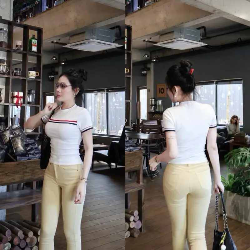 [BOZIP CHUẨN] Áo Thun Ôm body Có Phối Viền Sọc , Tạo Điểm  Nhấn Phong Cách Trẻ Trung . Chất liệu vải cotton mềm mịn , co giản thoải mái – BY BOOM STORE | BigBuy360 - bigbuy360.vn