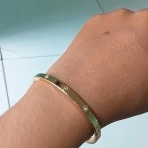 Gelang Tangan Titanium Anak Anak Dan Dewasa model Polos Dan Permata Aksesoris Fashion Costume Kids
