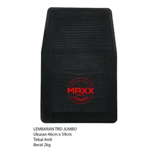 Karpet Karet Lantai Mobil Lembaran Universal TRD Jumbo 46 cm x 59 cm