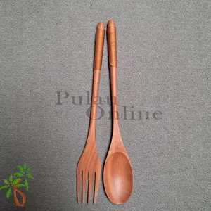 Set Sendok Garpu Kayu Korea / Sujeo Set / Alat Makan Jepang Set