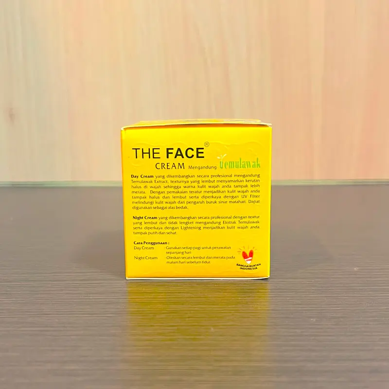 THE FACE Temulawak Day & Night Cream 50gr Original BPOM 2