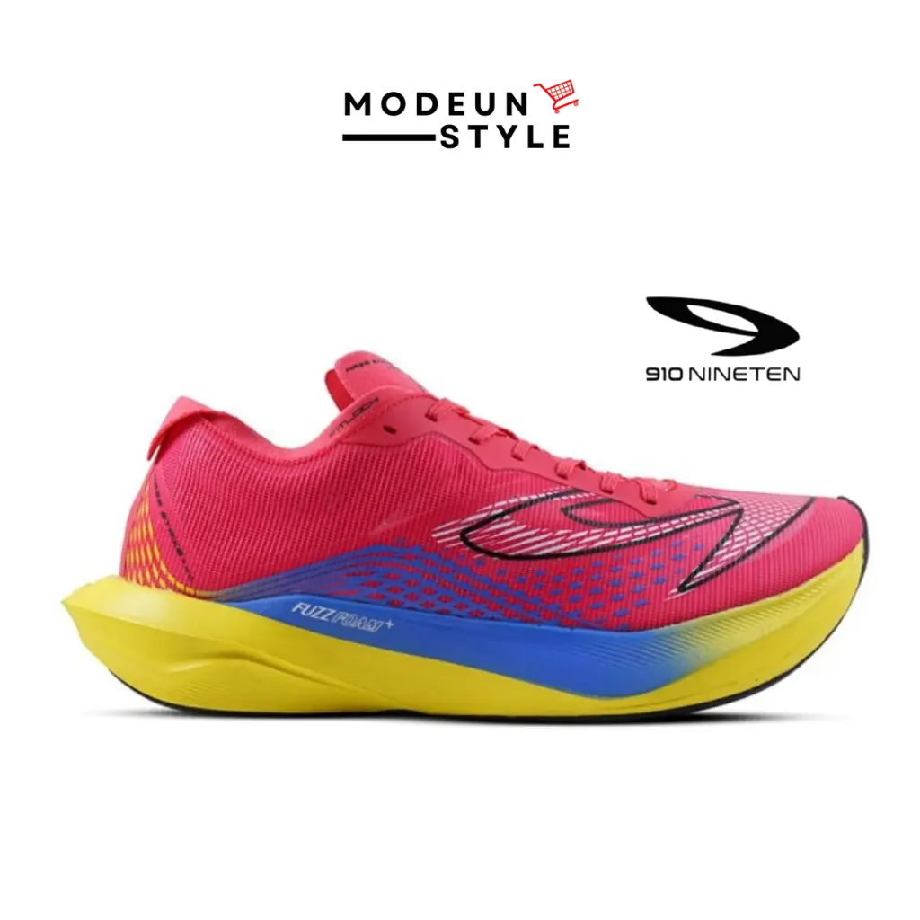 910 Nineten HAZE STRIKE PRO MERAH MUDA KUNING BIRU - Sepatu Lari Running Outdoor