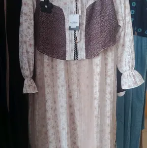gamis katun kombinasi tutu