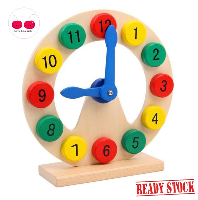 Wooden Clock Toy Numeral Clock Toy Montessori Educational To - TikTok ...