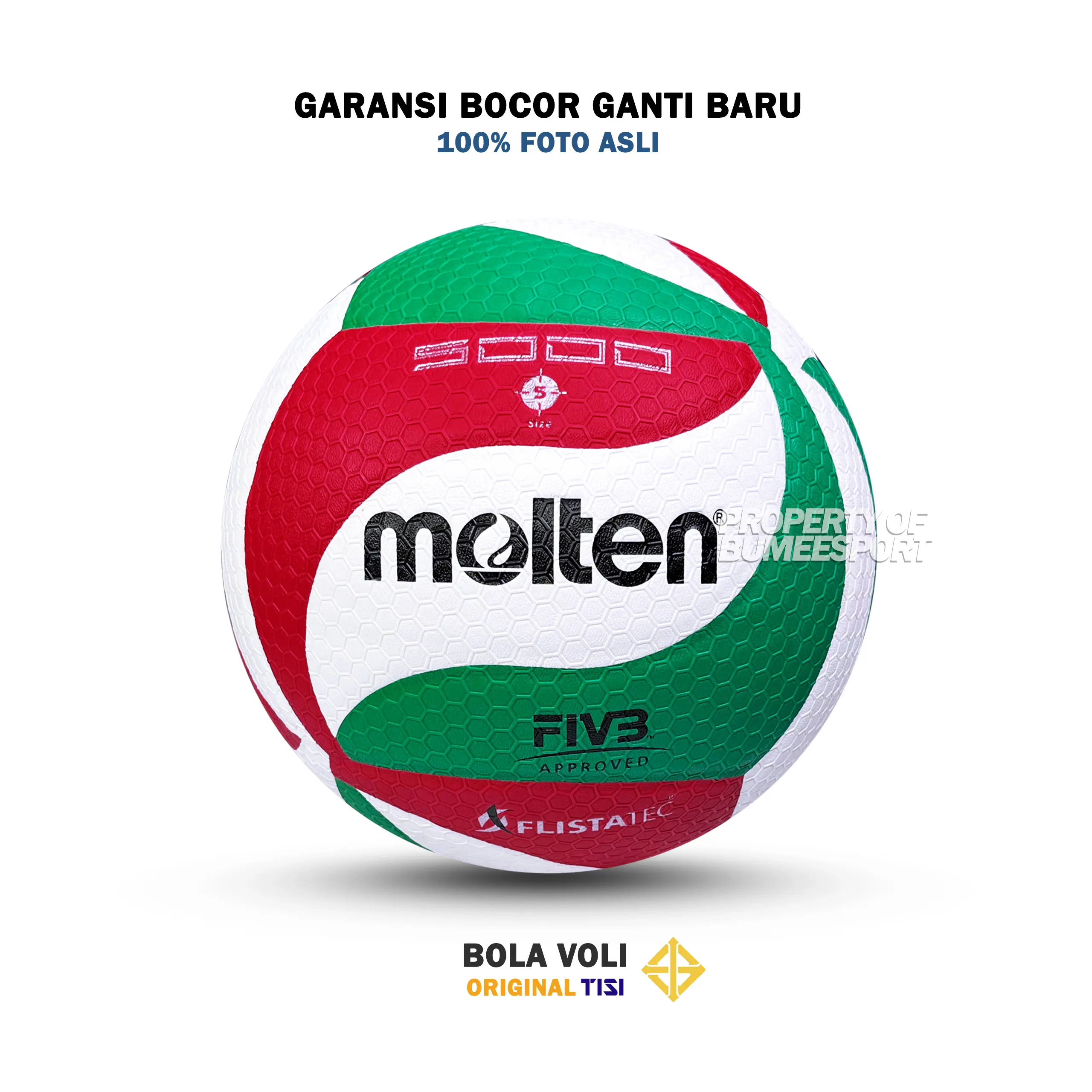 BOLA VOLI/ VOLLY/ BOLA VOLLEY MOLTEN VM 5000 / 4200 ORIGINAL SIZE 5 GRATIS PENTIL, JARING DAN POMPA / INDOOR OUTDOOR