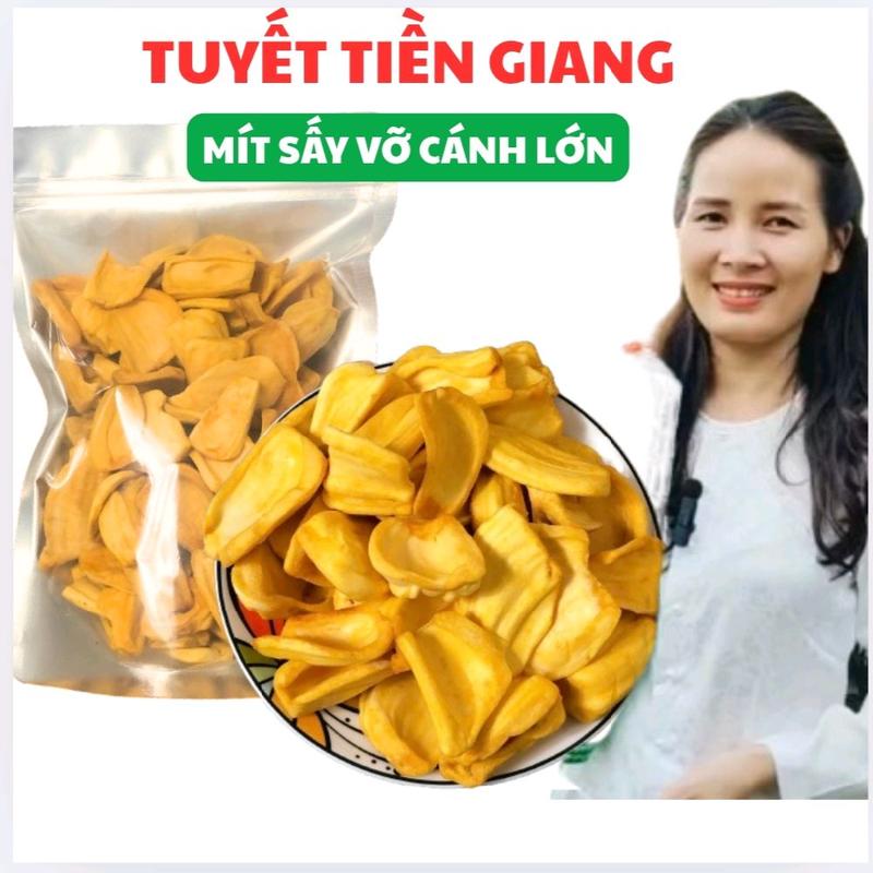 Tuyết - 500g Mít Sấy Vỡ Mít Thái Sấy Ăn Vặt Snack Food Giòn Thơm Trái Cây Sấy Giòn Rụm Màu Vàng Ươm Tự Nhiên