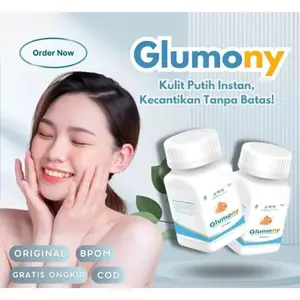TERLARIS GLUMONY PEMUTIH BADAN PEMUTIH WAJAH KAPSUL WHITENING Suplemen