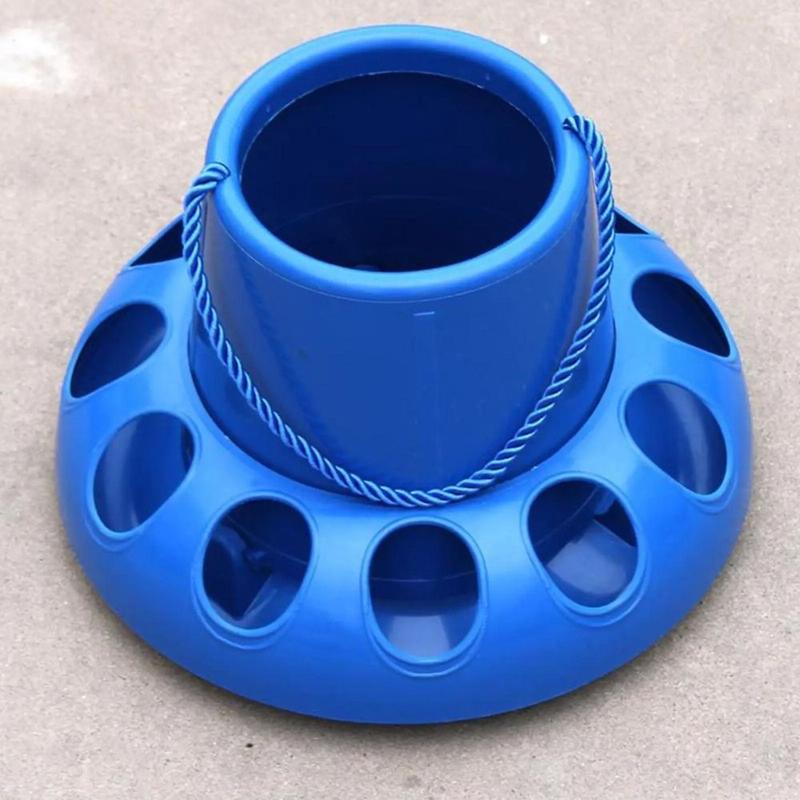 Máy Cho Gà Cho Ăn Tự Động, Thiết Kế Thùng Thức Ăn, Hình Máng 11 Lỗ, Thích Hợp Cho Chim Bồ Câu, Làm Bằng Nhựa, Xô Cho Chim Cho Ăn, Thích Hợp Cho Bồ Câu 5