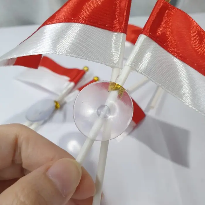 Y♥27 BENDERA KEMERDEKAAN / BENDERA MERAH PUTIH TEMPEL/ DEKORASI AGUSTUSAN C☎R5