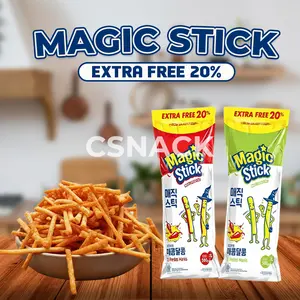 KIKOYA Magic Stick 500+100g Extra Free 20% Total 600gram Snack French Fries Aneka Rasa Cemilan Kering Rumput Laut Dan Sapi Pedas Manis Viral 600g Food