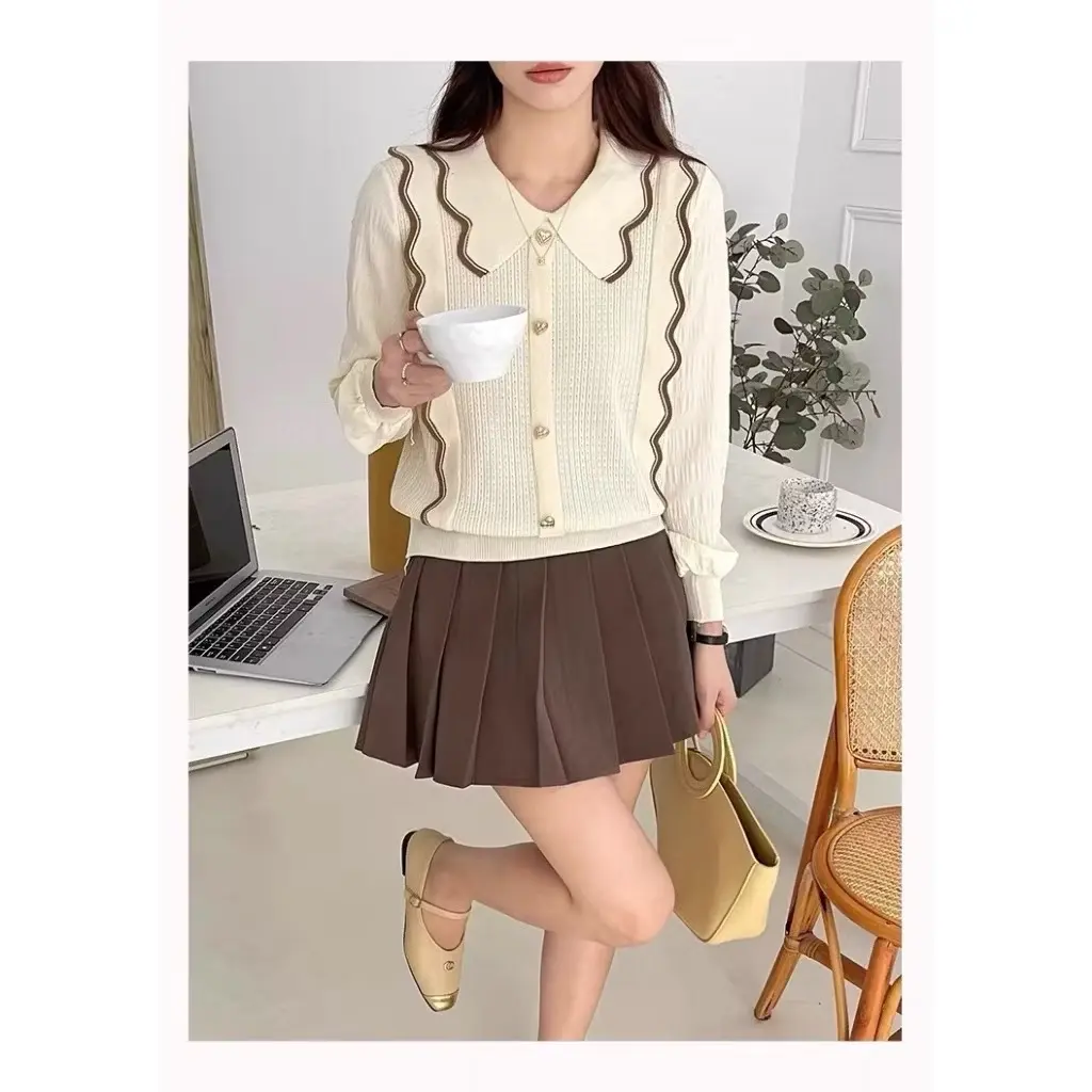 Elvira Blouse improt Wanita Atasan