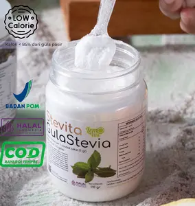 GulaStevia 110gr BPOM Sugar Bubuk by Lemovita Low Calorie, Halal