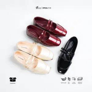 Geje Apparel Flatshoes Sepatu Wanita Mary Jane Antislip IFANA