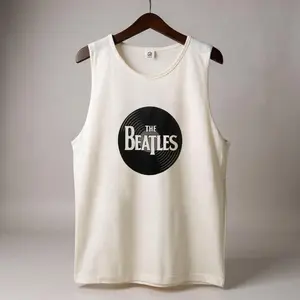 Singlet pria Kaos dalam Katun 30S Premium Pantai santai singlet gym T-Shirt tanpa lengan baju olahrga Band Tank