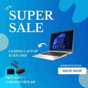 [H43] LAPTOP EDITING DESAIN CORE 13 GEN 11 / 15 GEN 8 RAM 8GB FHD PANEL IPS SIAP PAKAI