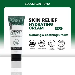 CANTIQMU Skin Relief Hydrating Cream 50gr - Krim Pelembap Menenangkan Kulit Kemerahan