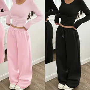 CELANA BAGGY LOSTPANTS KULOT CELANA JOGGERPANTS CELANA GOMBRONG CELANA SWEATPANTS KULOT GREYMARL HITAM DUSTYPINK CELANA PANJANG WANITA JOGGING  CELANA OVERSIZED