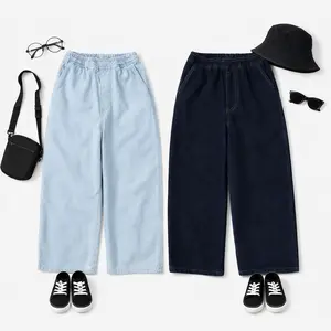 CELANA BAGGY JEANS PANJANG OVERSIZE - Anak Laki-Laki & Perempuan