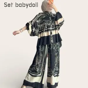 setcel babydoll kulot busui friendly by galery hafizhah