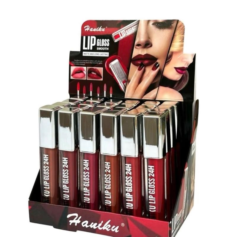 Lipgloss Haniku Matte waterprof isi 12pcs Lipstick Lipmatte Waterproof Lipstik 0
