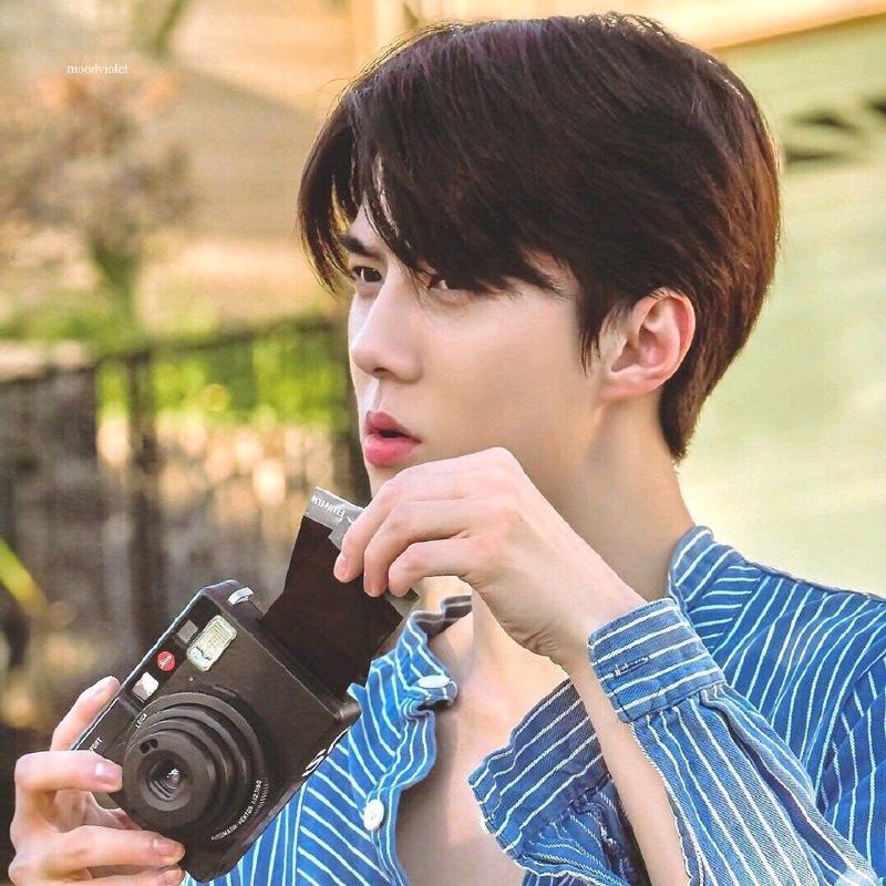 Wig Pria Pendek Korea Belah Tengah / Rambut palsu Pria Gaya Oppa Korea 4