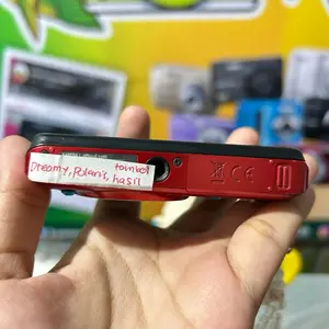 Kamera Semsang ES95 Merah 16 Megapixel, menghasilkan foto jernih untuk penggunaan standar Zoom Optik 5 Kali
