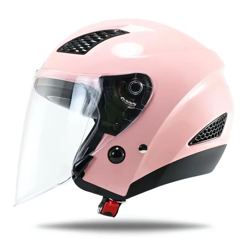 Helm Half Face R-Six Kirana Visor Clear untuk Pria dan Wanita - Motorcycle 6
