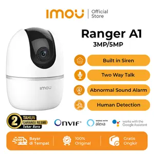 IMOU Ranger A1 3MP / 5MP Kamera Smart CCTV Wi-Fi 6 Indoor Human Detection Baby Monitor Two-Way Talk Garansi 2 Tahun