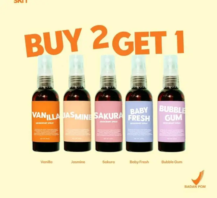 BUY 2 GET 1 DEODORANT NATURAL SPRAY original 0