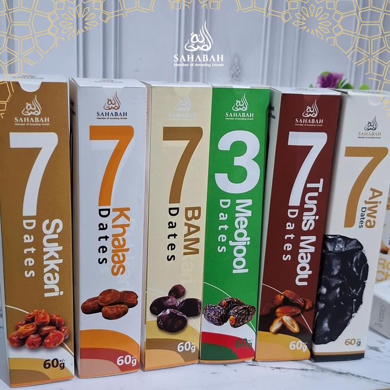 Kurma Sukari 7 Butir Premium Asli Kurma Nabi Madinah Ajwa Sukari Medjol Manis Lembut Oleh Oleh Haji dan Umroh 8