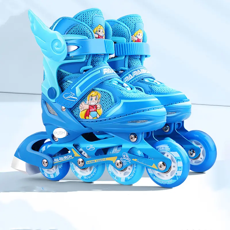 Sepatu roda/roda PU/flash roda depan/Sepatu Roda Anak  Inline Skate Laki Laki Dan Perempuan