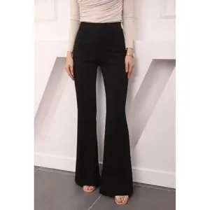 Celana panjang  cutbray scuba premium khusus warna hitam Wanita Nyaman Tebal Kerja muat bb 75kg Formal Basic