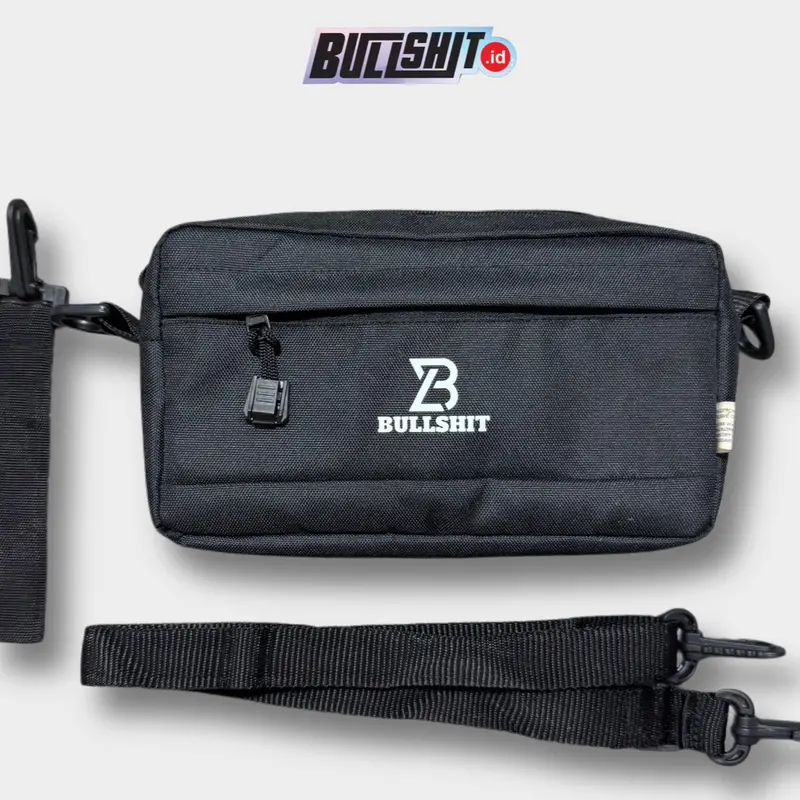 Promo Tas Bundling BELI 1 Dapat 2 Tas - Tas selempang - Bahu - Handbag  Pria Premium Bullshit KODE G01 4