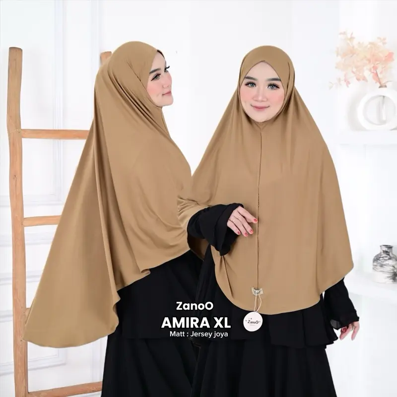 BYZANOO - XL AMIRA BERGO SYARI NON PET KHIMAR DAILY