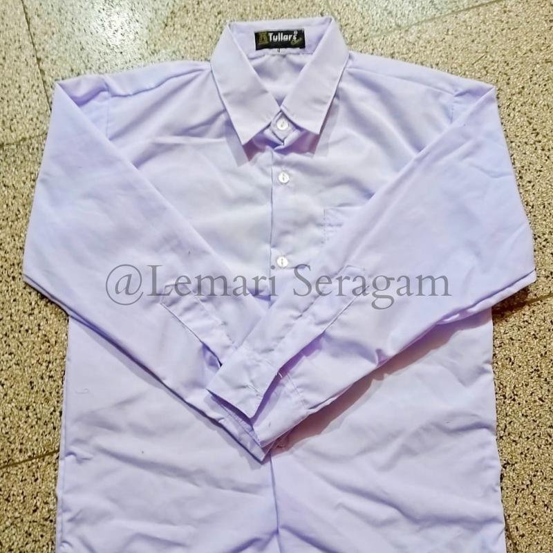 Seragam Sekolah Kemeja Panjang Putih Polos Tanpa Logo Untuk TK,SD,SMP,SMA Wearpack Baju 4