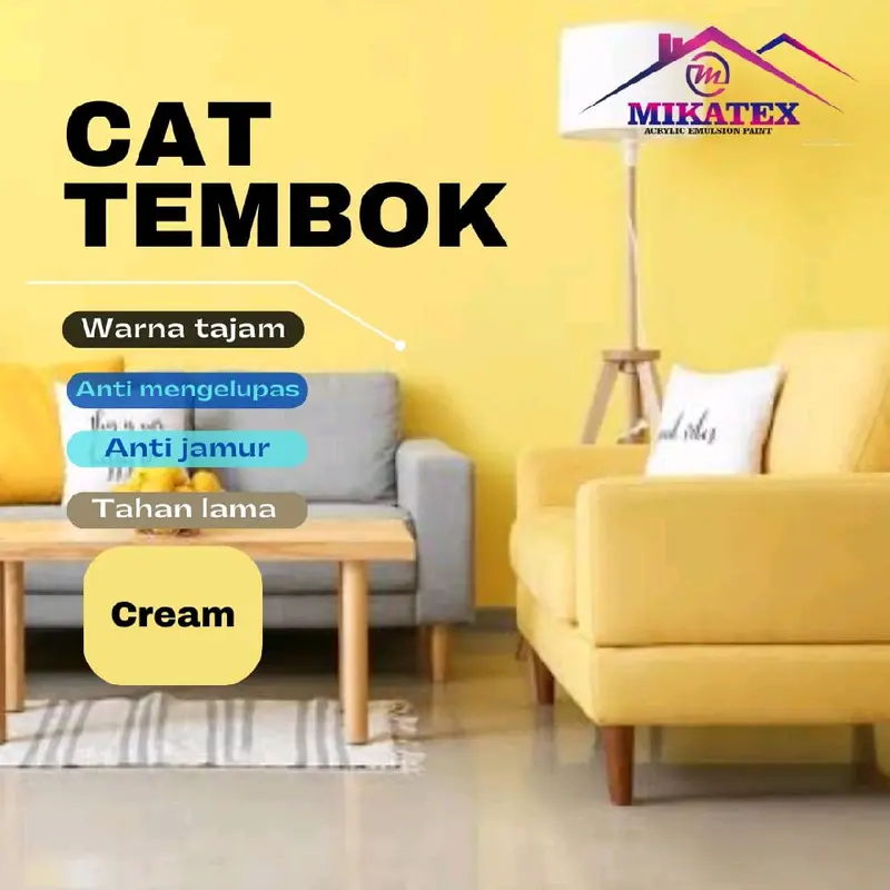 Cat Tembok 15kg Anti Mengapur,Warna Tajam, Kuat terhadap cuaca Paint 8