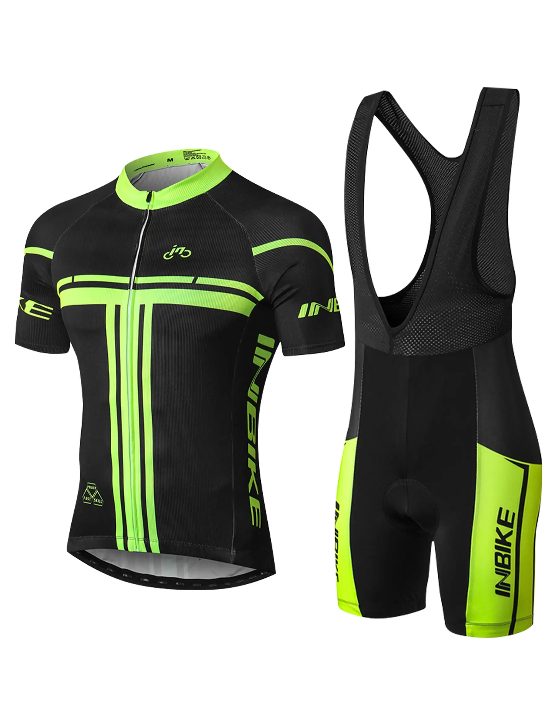 Bộ Đồ Đạp Xe Cho Nam, INBIKE, Thiết Kế Phản Quang, Vải Thoáng Khí, Chức Năng Nhanh Khô, Thích Hợp Để Đạp Xe Trên Đường Núi.