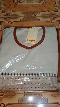 Product Review of SEO GAMIS SEMUT BY SYAINA TERBARU DAN KEKINIAN  Katun Polos Linen Muslim Nyaman Wudhu Wanita Dress Dewasa Lebaran gam is cantik from ** 0