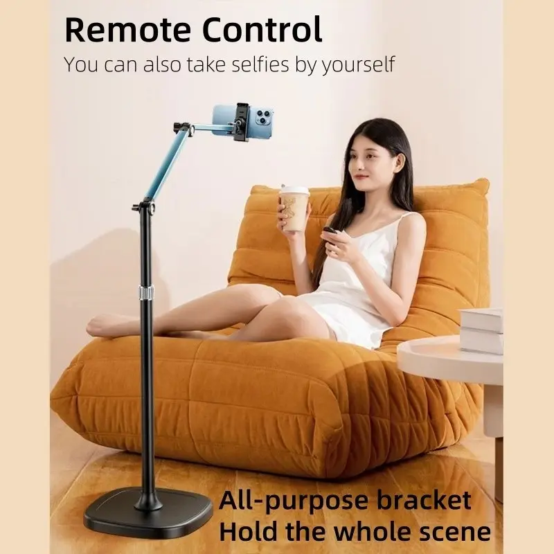 SG Mobile Phone Bracket Cell Phone Floor Stand Lazy Bracket for Tablet Phone Holder Mount Clip Adjustable 360 Rotationt