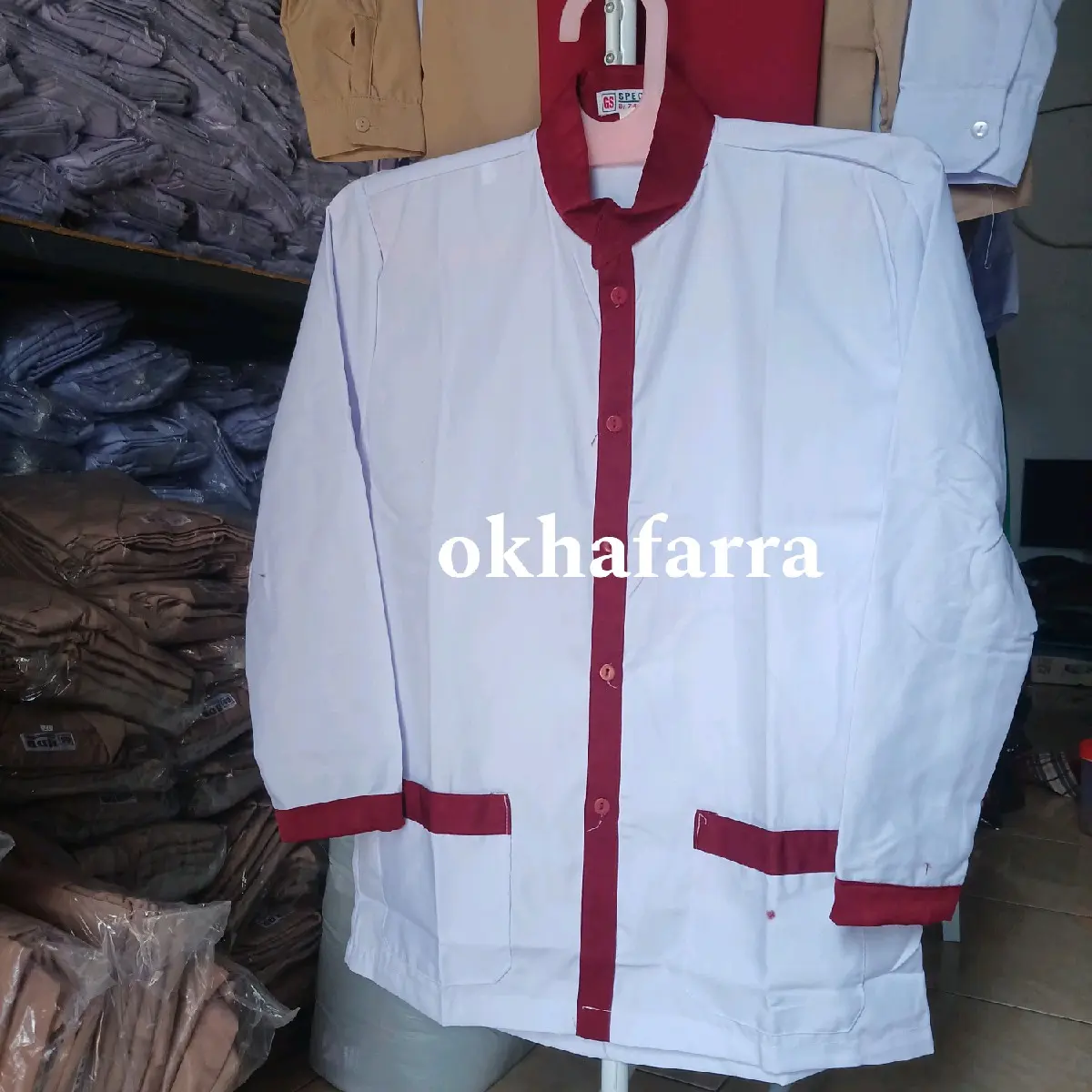 baju putih plat / baju putih list SD Mi / kemeja anak / seragam sekolah