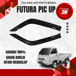 Futura pic up Talang Air Mobil slim Hitam Mengkilap Sudah Ada Perekat Car