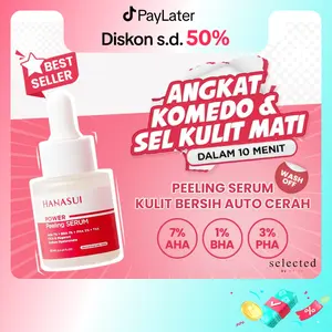 Hanasui Power Peeling Serum Wajah Angkat Komedo & Sel Kulit Mati
