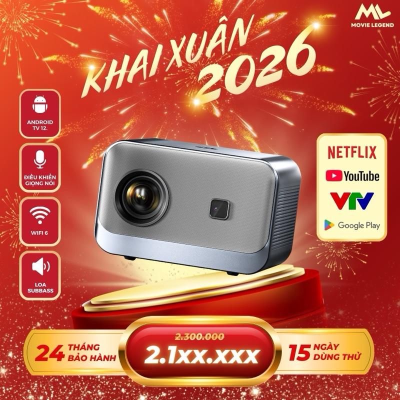 DonNguyen Máy Chiếu S7 Pro HD 2025 - Hỗ Trợ Full HD Hệ Điều Hành Android 12 Projector Bluetooth máy chiếu - SG - HCM1 -DonNguyen - Don Nguyen