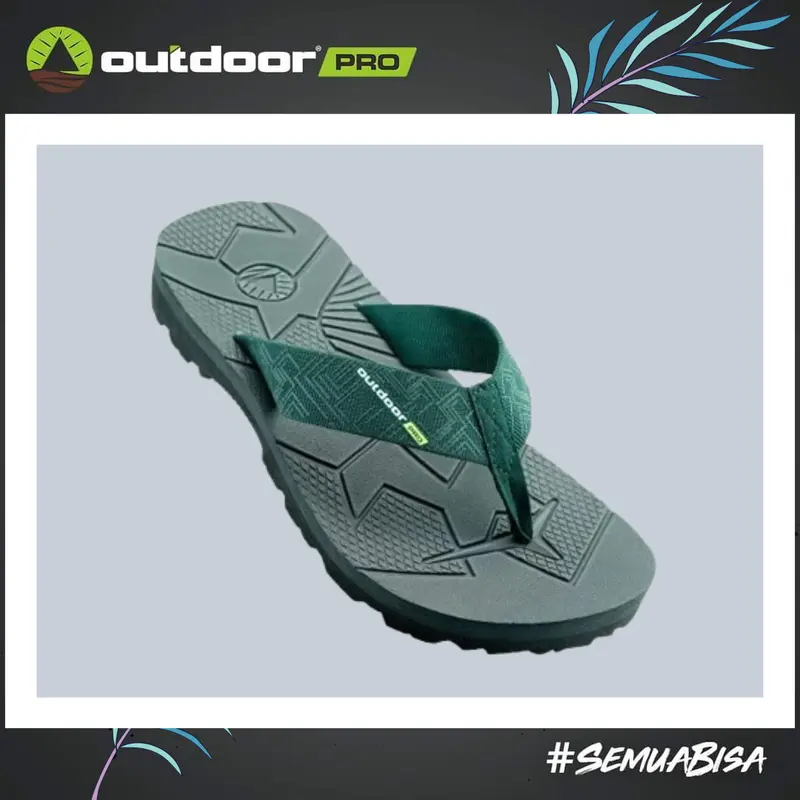 Outdoor Pro Utra Sandal Jepit Pria Original Sendal Gunung Traveling Anti Slip Karet Kuat Awet Keren 2