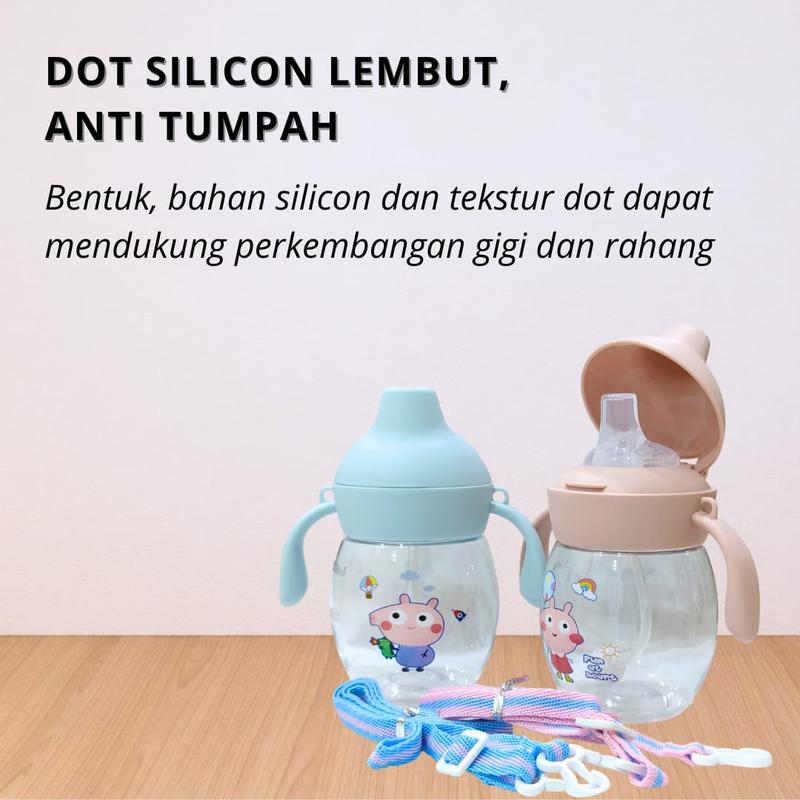 Product Introduction of Botol Minum Bayi Lucu / Botol Minum Bayi 280ML / Botol Minum Baby Kettle Duck Beak Putih Bottle 2