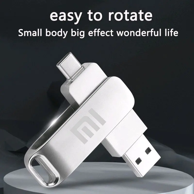 Flashdisk USB Xiaomi 2TB Original 3 in 1 Type C 1TB Penyimpanan Storage 4