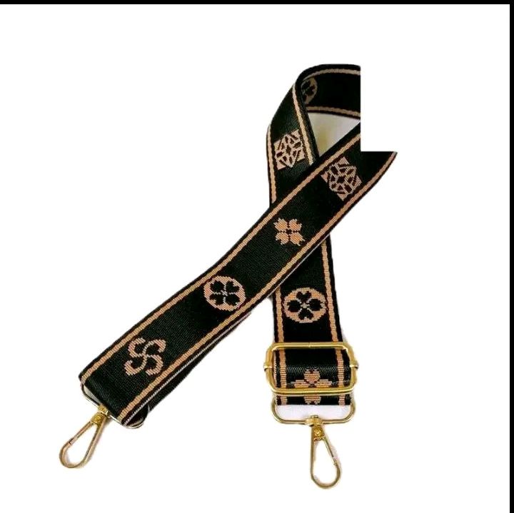 Tali Tas Wanita Poliester Tebal Import Model Terbaru Pengganti Tali Rusak Panjang 120 cm Lebar 4 cm AAC  GOLD