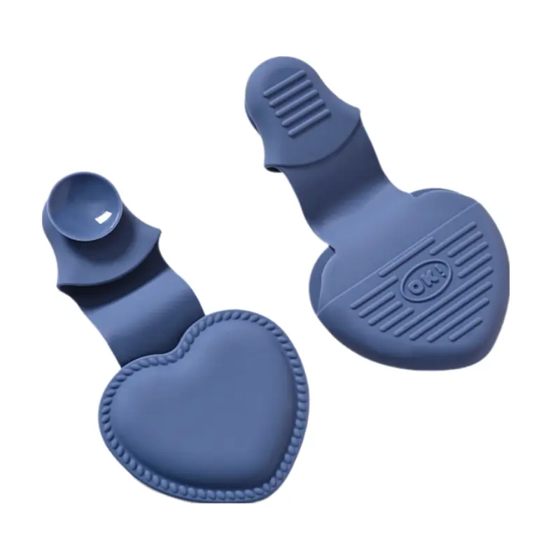 Găng tay chịu nhiệt, Fgpvija, để nấu ăn, Găng tay silicon chịu nhiệt, 2 chiếc, Găng tay Lò Nướng silicon chịu nhiệt, để nấu ăn và làm bánh trong nhà bếp, Găng tay chống trượt mini, cho nồi 6