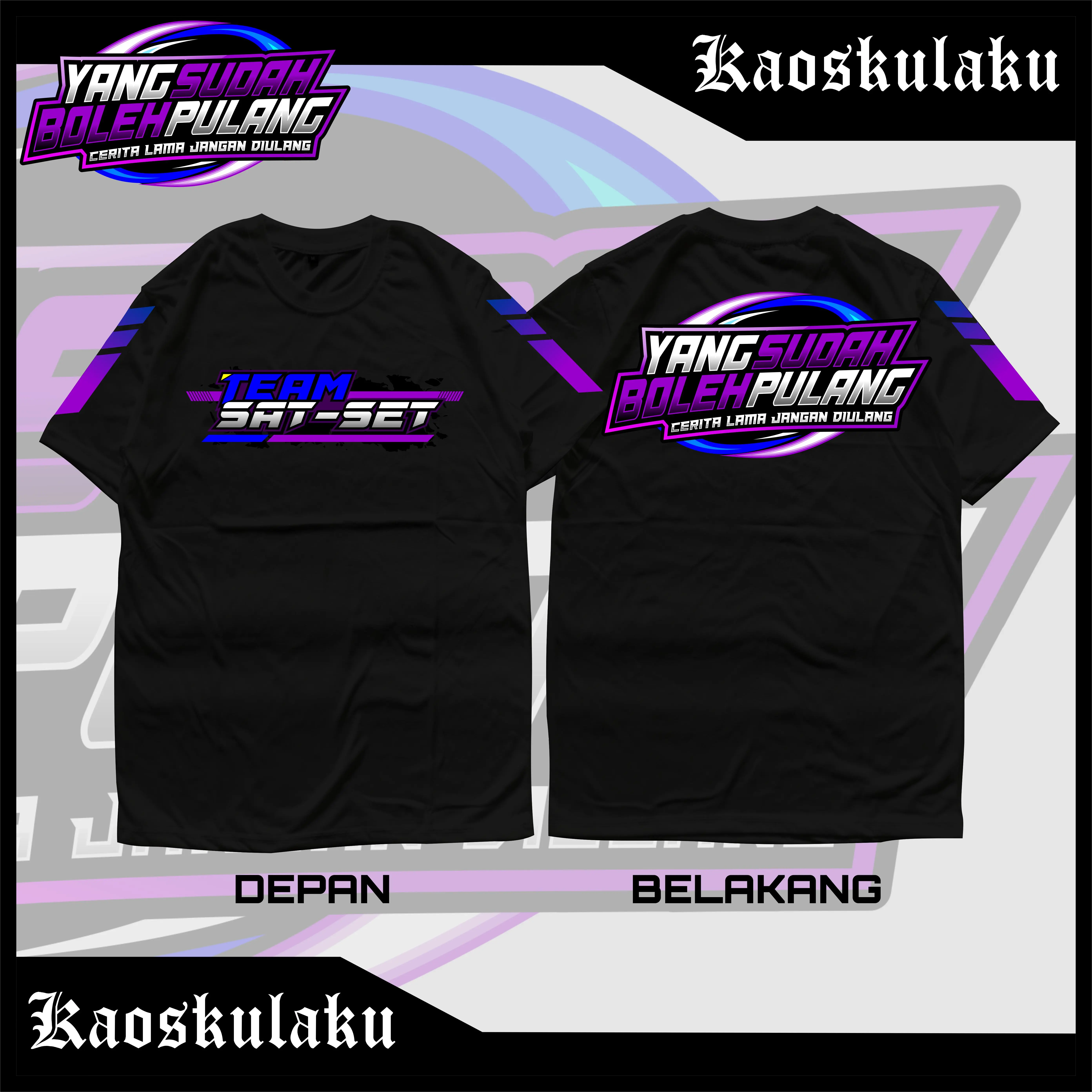 TSHIRT TIM SAT SET ATAU KAOS DISTRO YANG SUDAH BOLEH PULANG BAHAN KATUN CVC PREMIUM ADEM DAN GAK BIKIN GERAH
