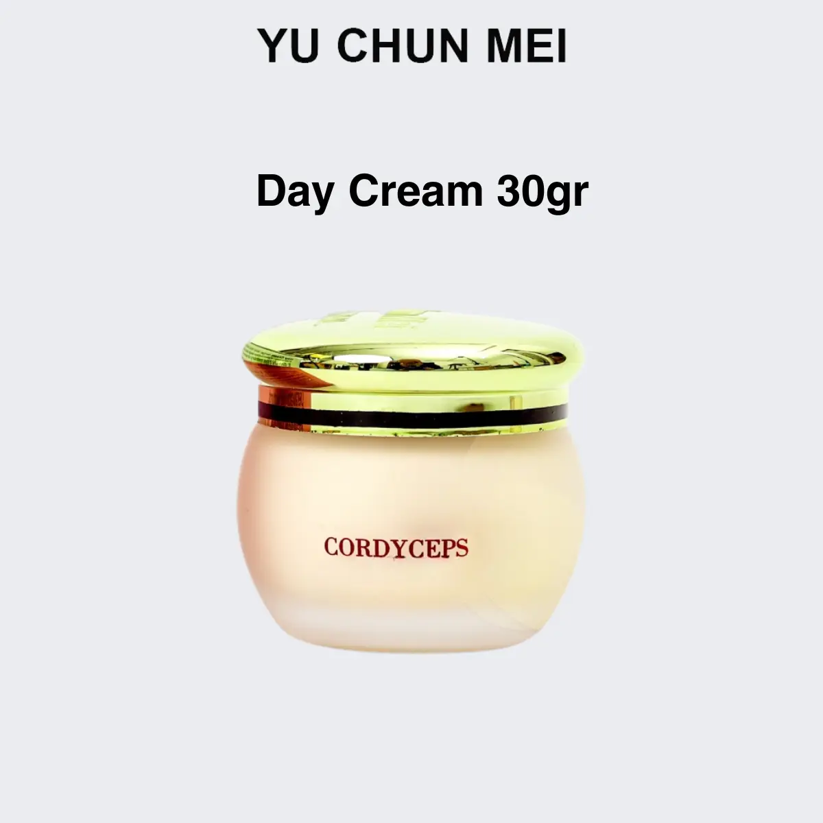 [BPOM ORIGINAL LOKAL] YU CHUN MEI CORDYCEPS Lightening Day Cream 30gr  Perawatan pelembab wajah day  cream  mencerahkan Berminyak Aging Extract Vitamin